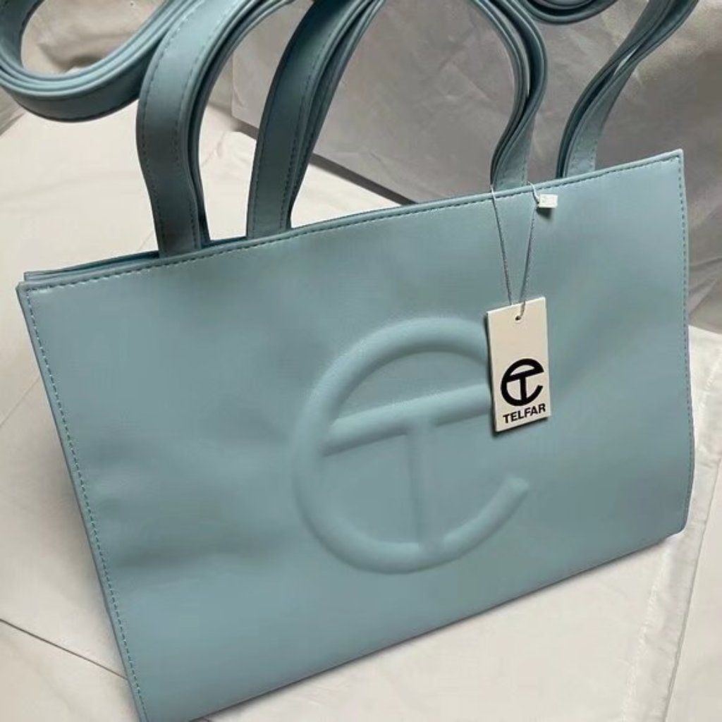 Telfar Medium Light Blue Shopping Bag